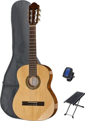 thomann classical guitars thomann classic guitar 1/2 left bundle