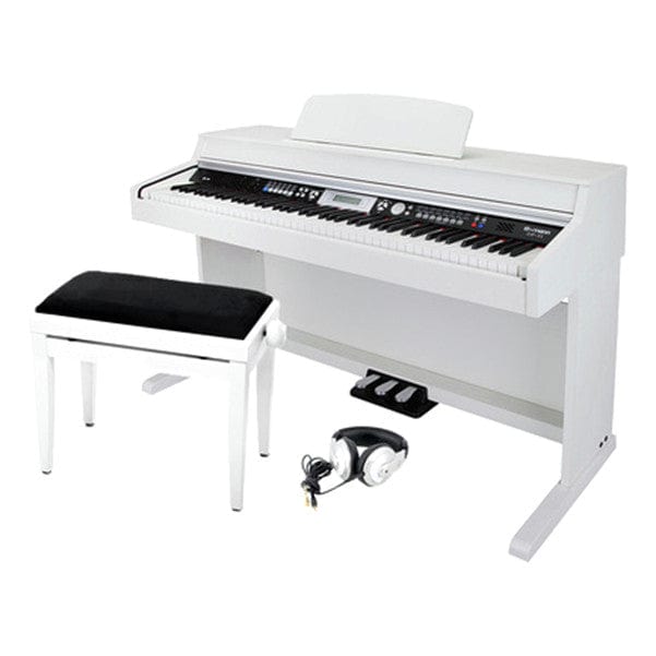 thomann digital pianos white thomann dp-31 digital piano set   