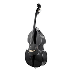 Thomann Double Bass Black with White Rims Thomann Rockabilly 3/4 Double Bass