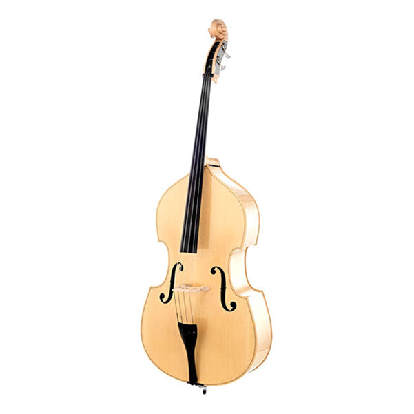 thomann double bass thomann 11 4/4 europe double bass - natural blonde