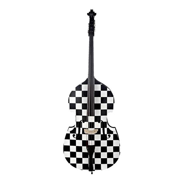 thomann double bass thomann checkered black series double bass - checkered black
