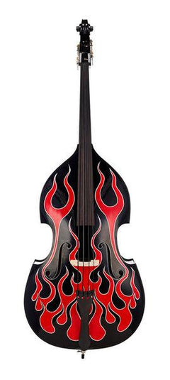 Thomann Double Bass Thomann Rockabilly Pro Airbrush I BKR