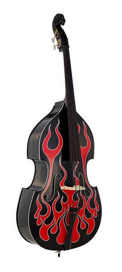 Thomann Double Bass Thomann Rockabilly Pro Airbrush I BKR