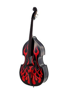 Thomann Double Bass Thomann Rockabilly Pro Airbrush II BKR