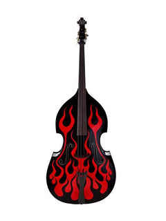 Thomann Double Bass Thomann Rockabilly Pro Airbrush II BKR