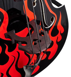 Thomann Double Bass Thomann Rockabilly Pro Airbrush II BKR