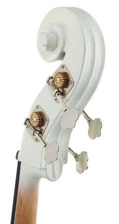 Thomann Double Bass Thomann Rockabilly Slap Flames Bass WH