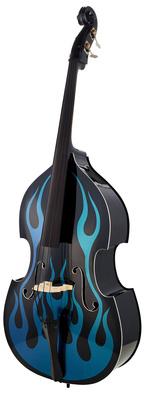 Thomann Double Bass Thomann Rockabilly Sparkle Flames B/P