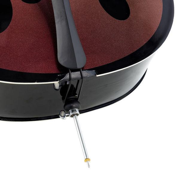 thomann double bass thomann rockabilly sparkle flames r/p