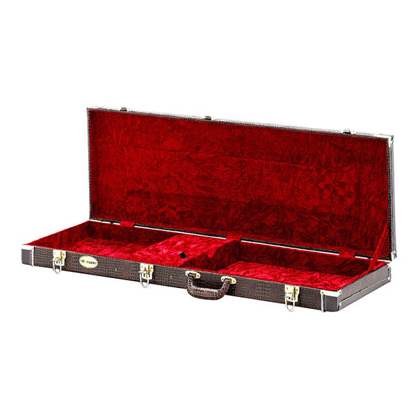 thomann electric guitar cases thomann st/t 2 elite series case - dark brown