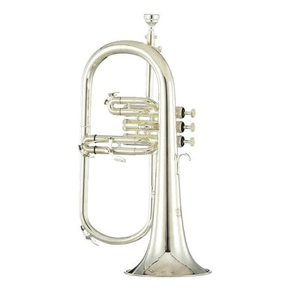 thomann flugelhorns silver plated thomann fh 600 bb-flugelhorn   