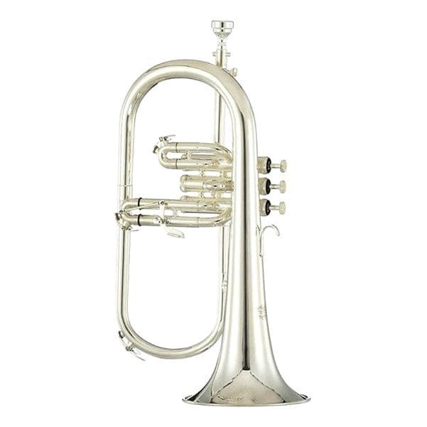 thomann flugelhorns silver plated thomann fh 600 bb-flugelhorn   