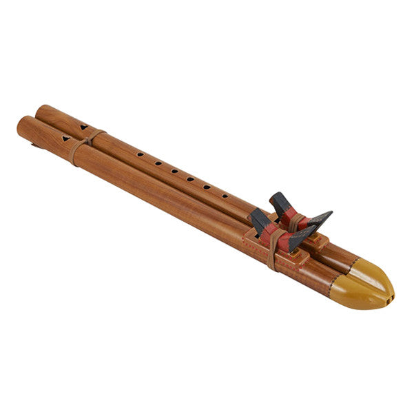 thomann flutes thomann indian double tone flute in f - natural