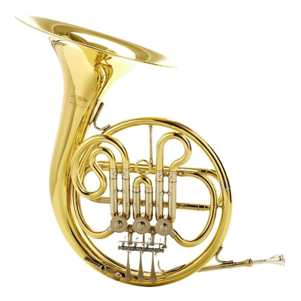 thomann french horns thomann hr-300 junior bb-french horn - clear lacquer