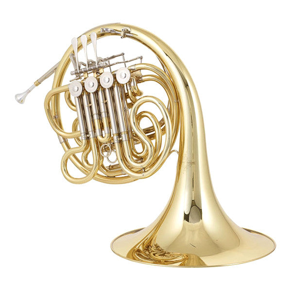 thomann french horns thomann hr-302 f/bb- french horn - clear lacquer