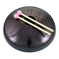 Thomann Hand Percussions Dark Red Powder Coated Thomann 20cm Sphere Steel Tongue Drum with Pickup