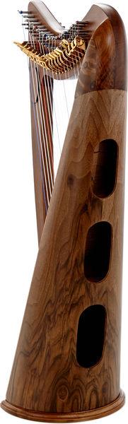 thomann harps thomann clh-19w celtic lever harp