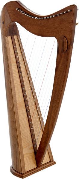 thomann harps thomann clh-19w celtic lever harp