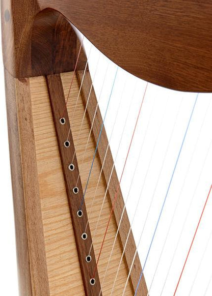thomann harps thomann clh-19w celtic lever harp