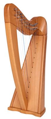 thomann harps thomann roundback harp beechwood 12