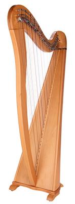 thomann harps thomann roundback harp beechwood 38