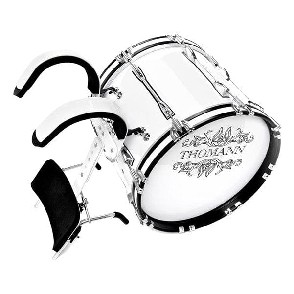 Thomann Marching Bass Drums White Thomann BD1814 Marching Bass Drum