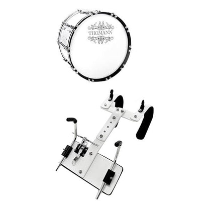 thomann marching bass drums white thomann bd2414 marching bass drum    