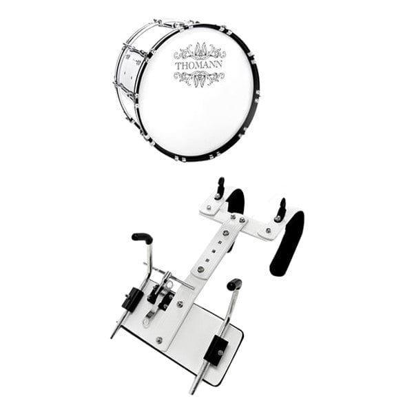 thomann marching bass drums white thomann bd2414 marching bass drum    