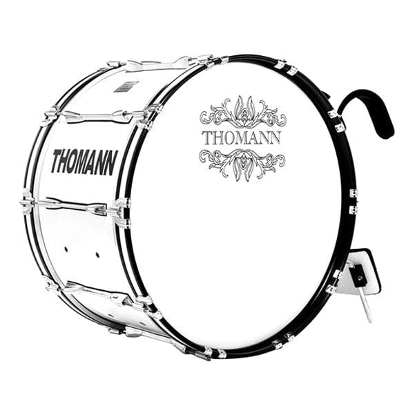 Thomann Marching Bass Drums White Thomann BD2614 Marching Bass Drum 