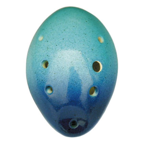 thomann ocarinas light blue and dark blue thomann 7-holes g contrabass shell ocarina    