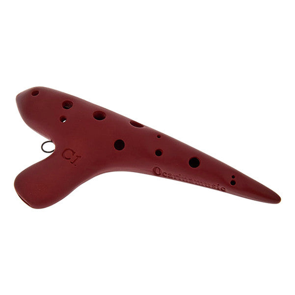 thomann ocarinas thomann 12-holes c1 long concert ocarina - natural