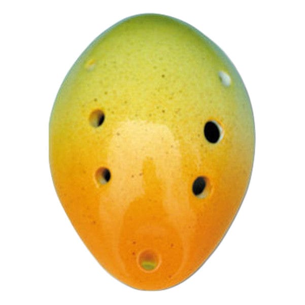 Thomann Ocarinas Yellow and Orange Thomann 7-Holes C-Bass Scallop Shell Ocarina