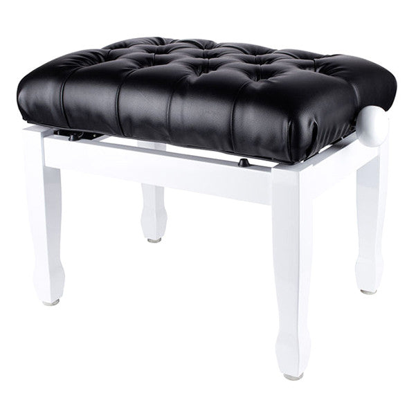 thomann piano benches white polished thomann kb-85 concert piano bench    #color_white-polished