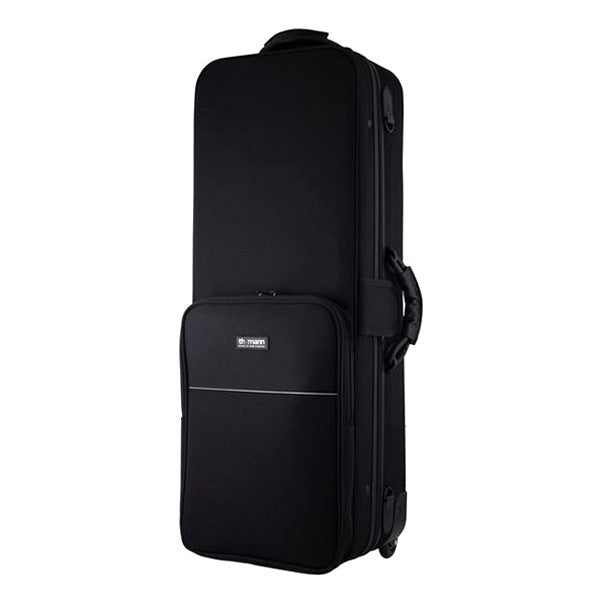 Thomann Saxophone Gigbags, Cases & Covers Thomann Tenor Saxophone Trekking Case Trolley - Black