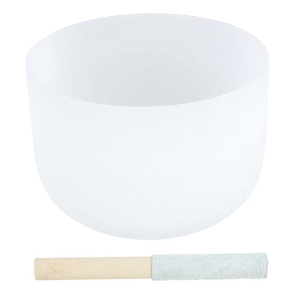 thomann singing bowls 10-inch thomann classic frosted crystal singing bowl    #size_10-inch