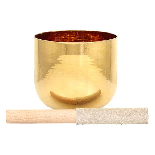 Thomann Singing Bowls 10-inch Thomann Gold Therapeutic Crystal Singing Bowl - 24k Gold Coated