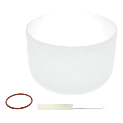 thomann singing bowls 12-inch thomann classic frosted crystal singing bowl    