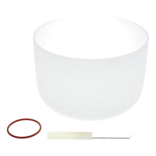 thomann singing bowls 12-inch thomann classic frosted crystal singing bowl    