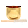 Thomann Singing Bowls 6-inch Thomann Gold Therapeutic Crystal Singing Bowl - 24k Gold Coated