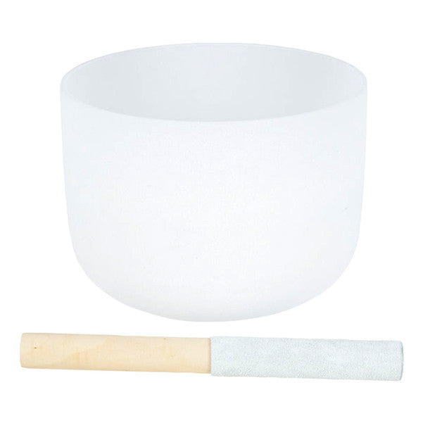 thomann singing bowls 8-inch thomann classic frosted crystal singing bowl    #size_8-inch