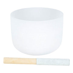 Thomann Singing Bowls 8-inch Thomann Classic Frosted Crystal Singing Bowl