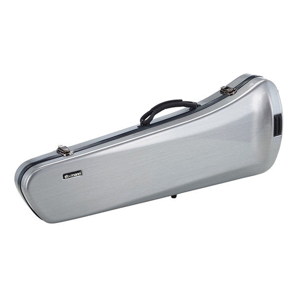 thomann trombone bags, cases & covers silver thomann fibertech case for tenor trombone   #color_silver