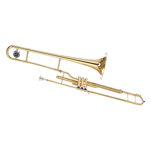 thomann trombones thomann bb-valve trombone - clear lacquer