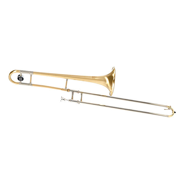 thomann trombones thomann sl 600 jazz bb-tenor trombone - matte polished clear lacquer