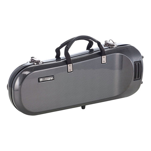 thomann trumpet bags, cases & covers carbon thomann fibertech bb/c-trumpet suitcase    
