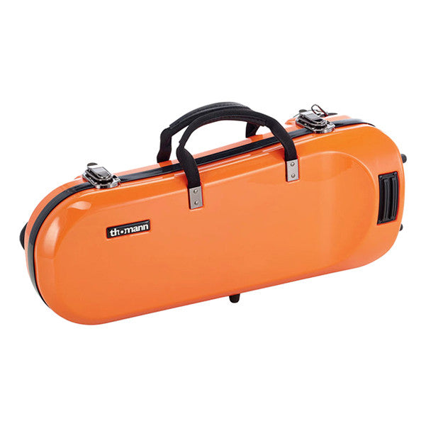 thomann trumpet bags, cases & covers orange thomann fibertech bb/c-trumpet suitcase    #color_orange