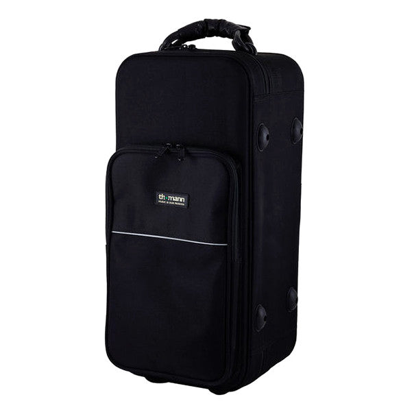 thomann trumpet bags, cases & covers thomann trekking case for double trumpets - black