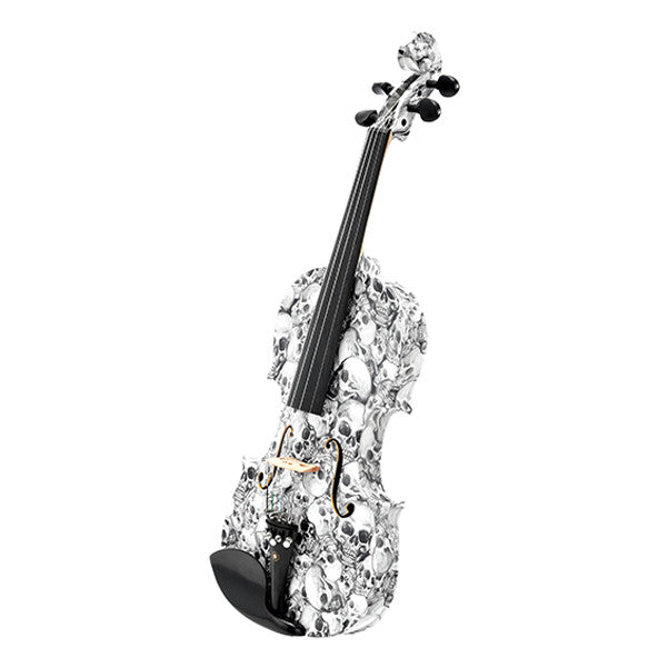 thomann violins skulls and catacomb thomann 4/4 violin   #color_skulls-and-catacomb