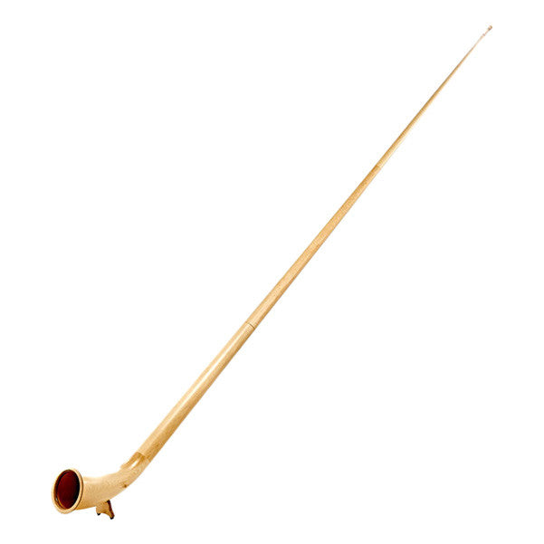 thomann wind instruments thomann matterhornli f alphorn - clear lacquered