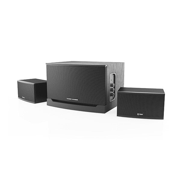 thonet & vander multimedia speakers thonet and vander laut 2.1 wooden multimedia speakers system